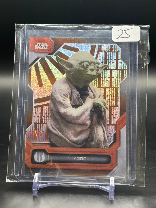 2024 Topps High Tek Yoda Orange /25