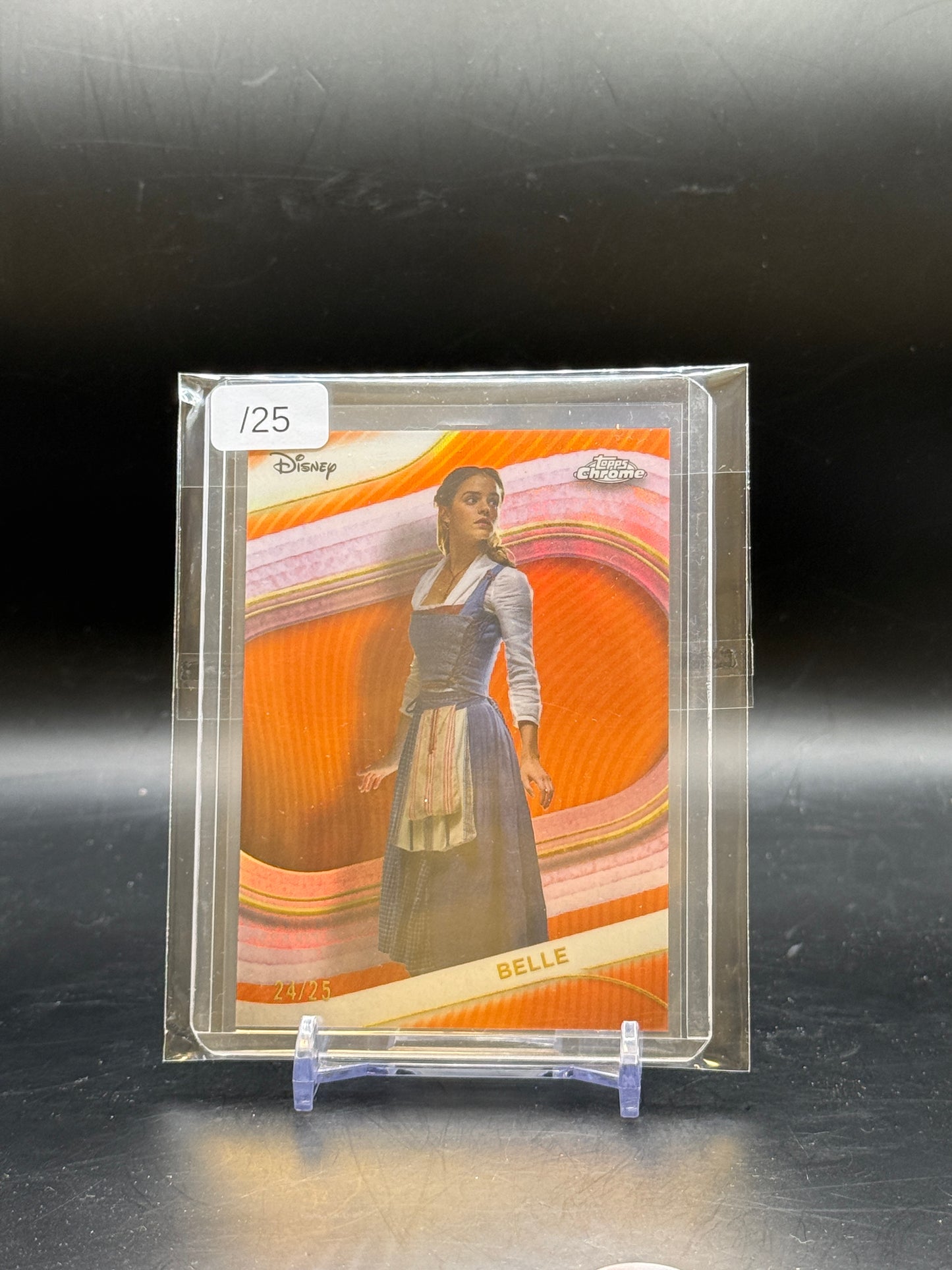 2025 Topps Disney Chrome Belle Orange 24/25