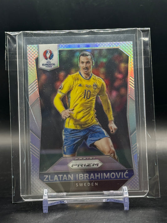 2016 Panini Prizm UEFA Zlatan Ibrahimovic Sweden Silver