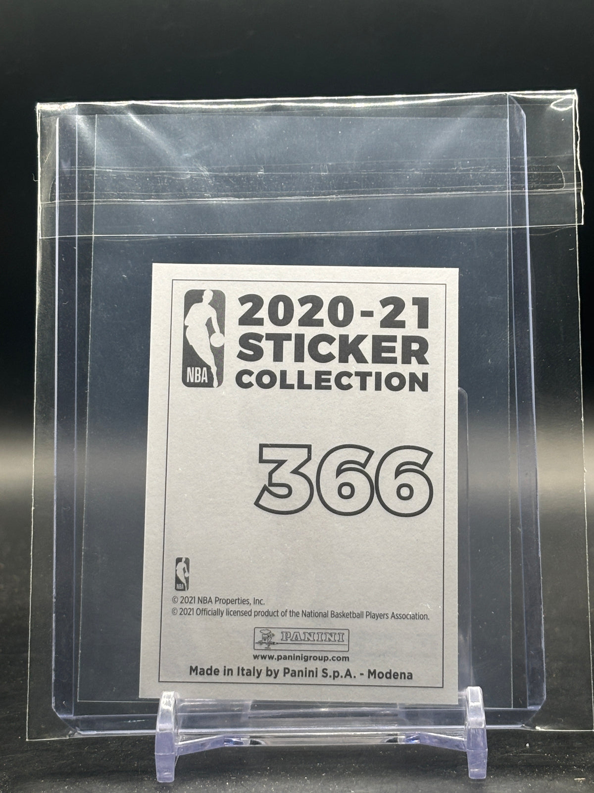 2021 Panini Sticker Collection NBA LeBron James Los Angeles Lakers Nr. 366
