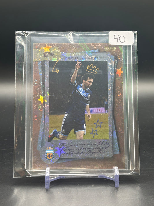 2025 Topps Focus Lionel Messi Stars 63/99