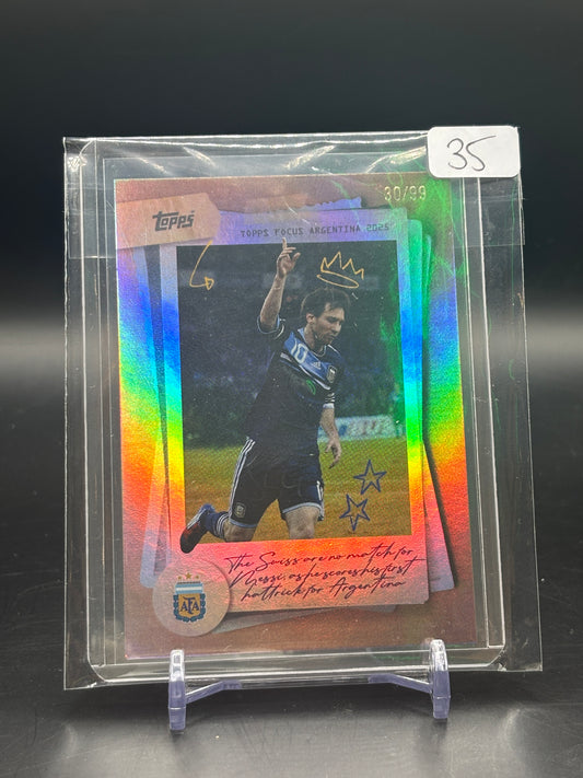 2025 Topps Focus Lionel Messi 30/99