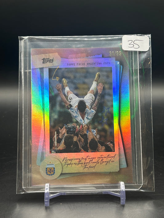 2025 Topps Focus Lionel Messi 31/99