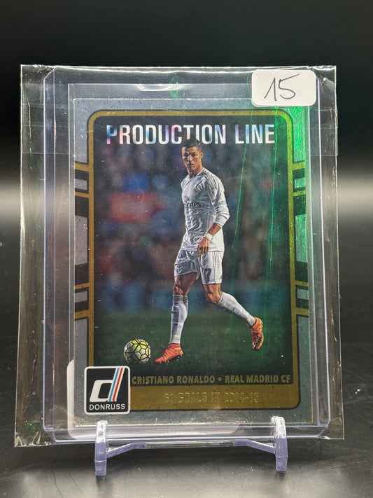 2016/17 Panini Donruss Soccer Cristiano Ronaldo Production Line