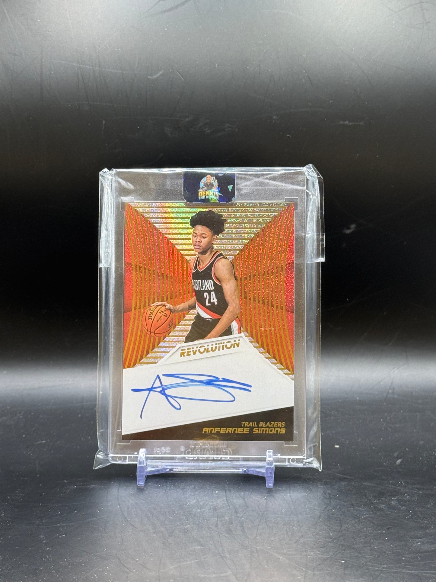 2018-19 Panini Revolution NBA Anfernee Simons Portland Trail Blazers Auto