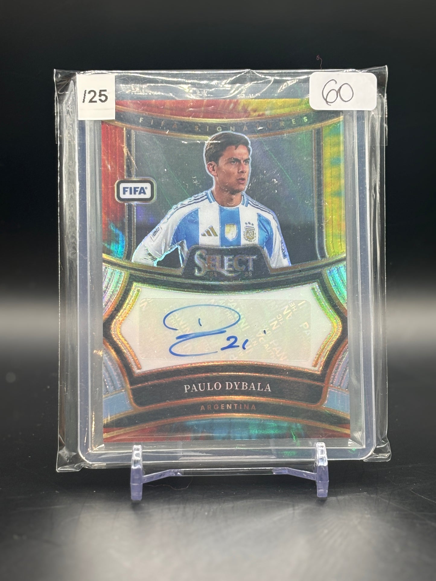 2024/25 Panini Select Paulo Dybala Tye-Die Auto /25