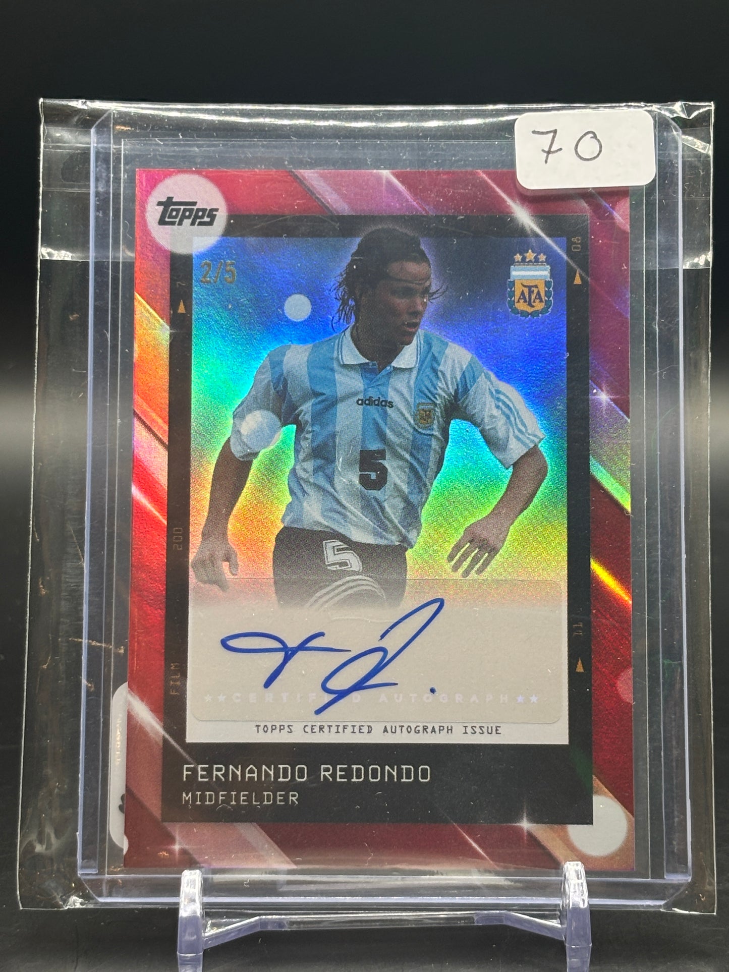 2025 Topps Argentina Focus Fernando Redondo Auto 2/5