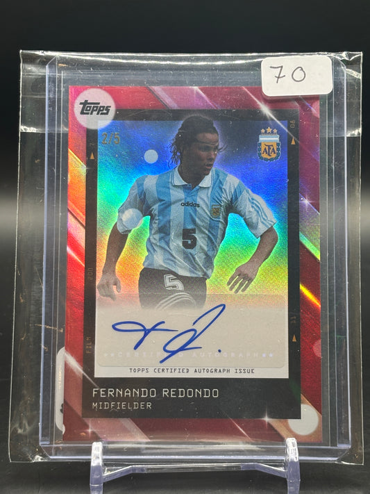 2025 Topps Argentina Focus Fernando Redondo Auto 2/5