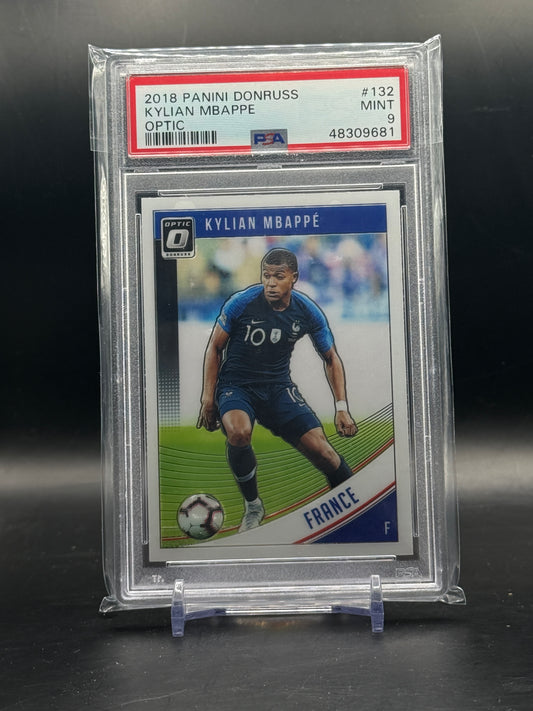 2018-19 Panini Donruss Soccer Kylian Mbappe France #132 PSA 9 48309681