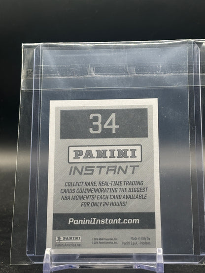 2016 Panini Instant NBA Kristaps Porzingis New York Knicks Nr. 34