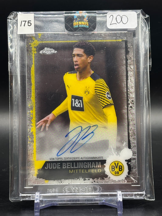 2021 Topps Chrome BVB Jude Bellingham Auto 54/75