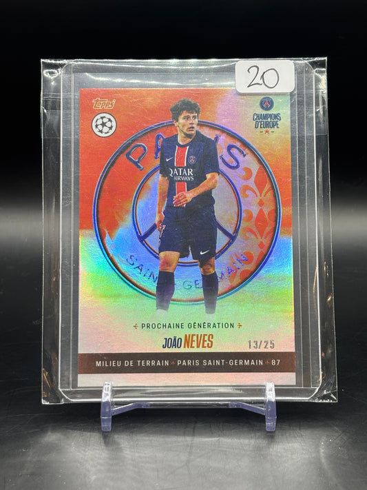 2025 Topps Champions D'Europe PSG Joao Neves 13/25