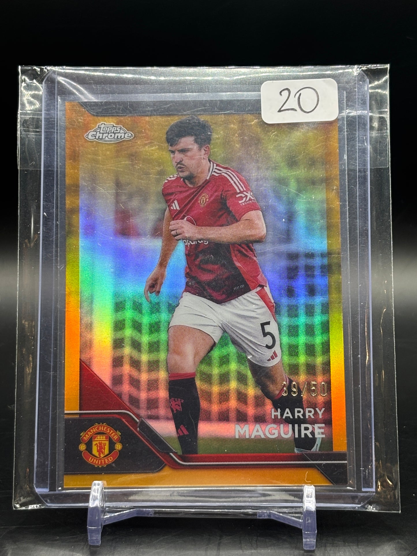 Topps Chrome Soccer Manchester United Harry Maguire 39/50