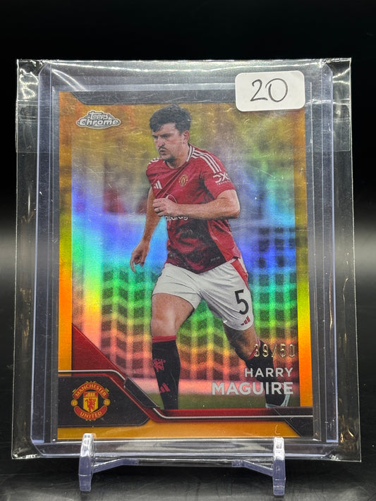 Topps Chrome Soccer Manchester United Harry Maguire 39/50