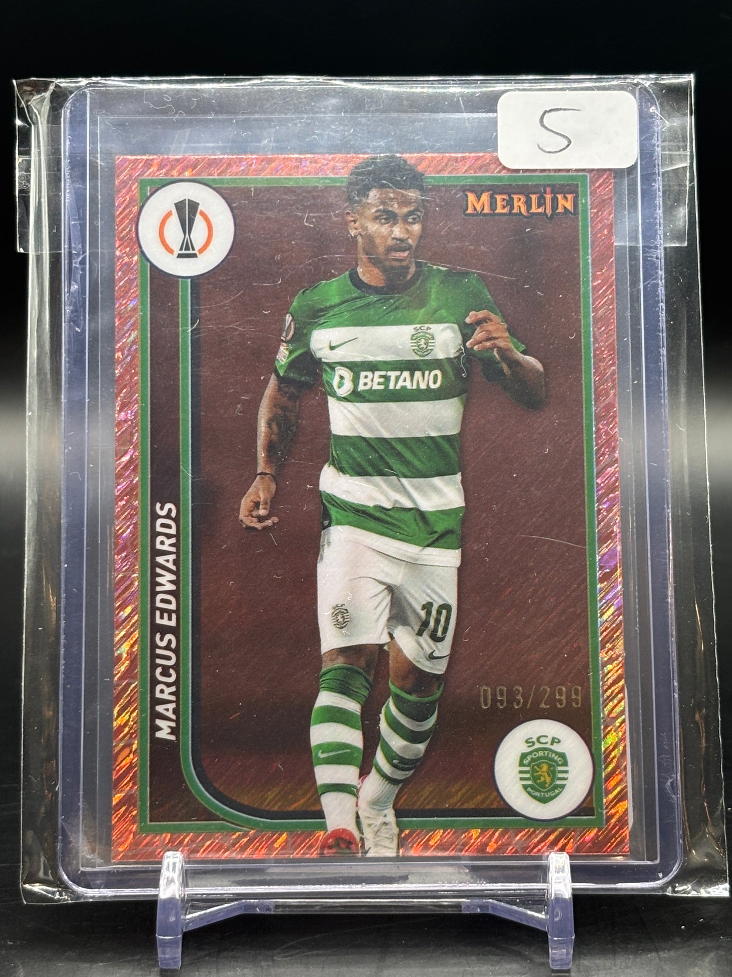 Topps Merlin Soccer Clube de Portugal Marcus Edwards Sporting 093/299