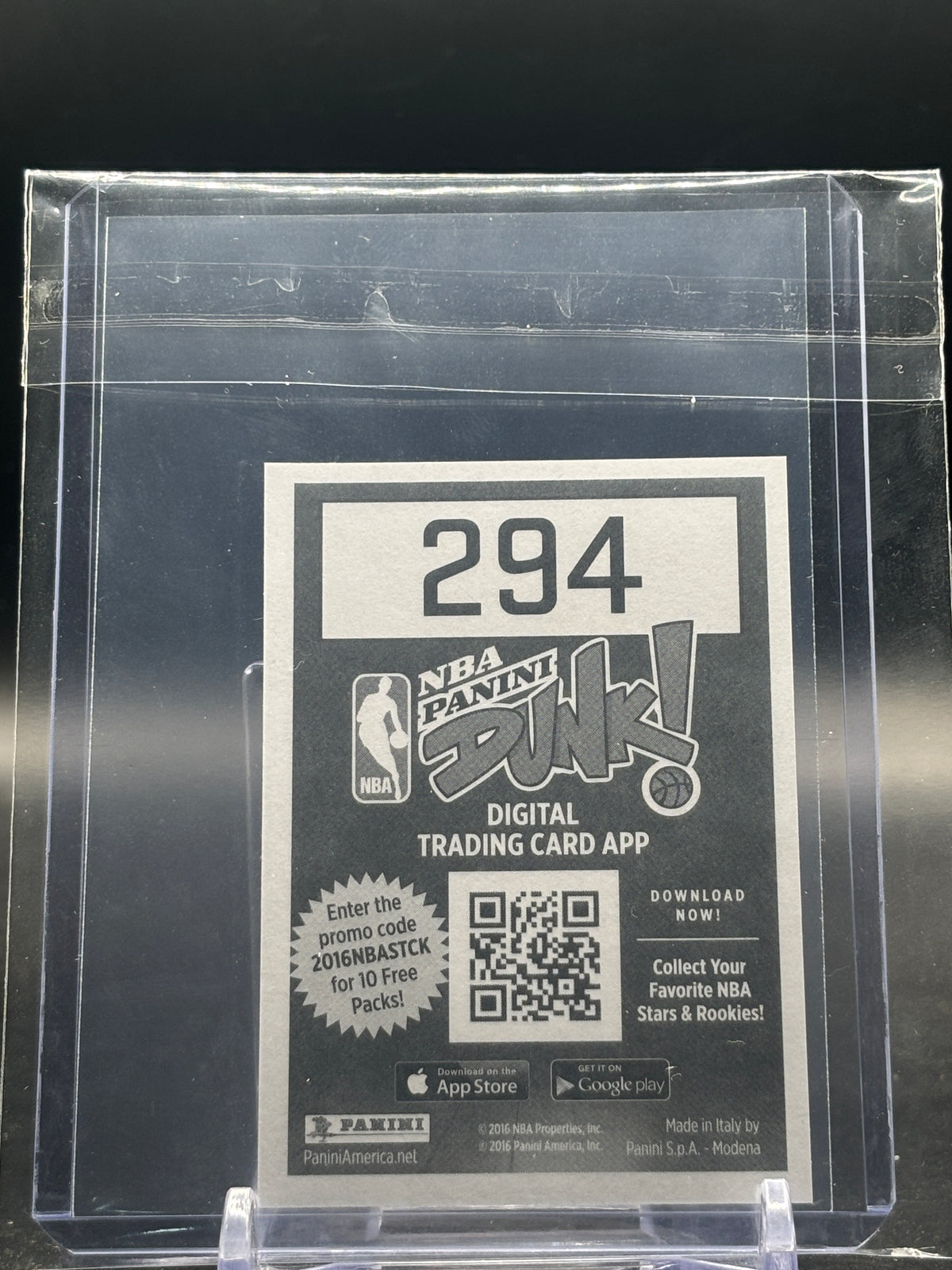 2016 Panini Instant NBA Damien Lillard Portland Trailblazers Nr. 294