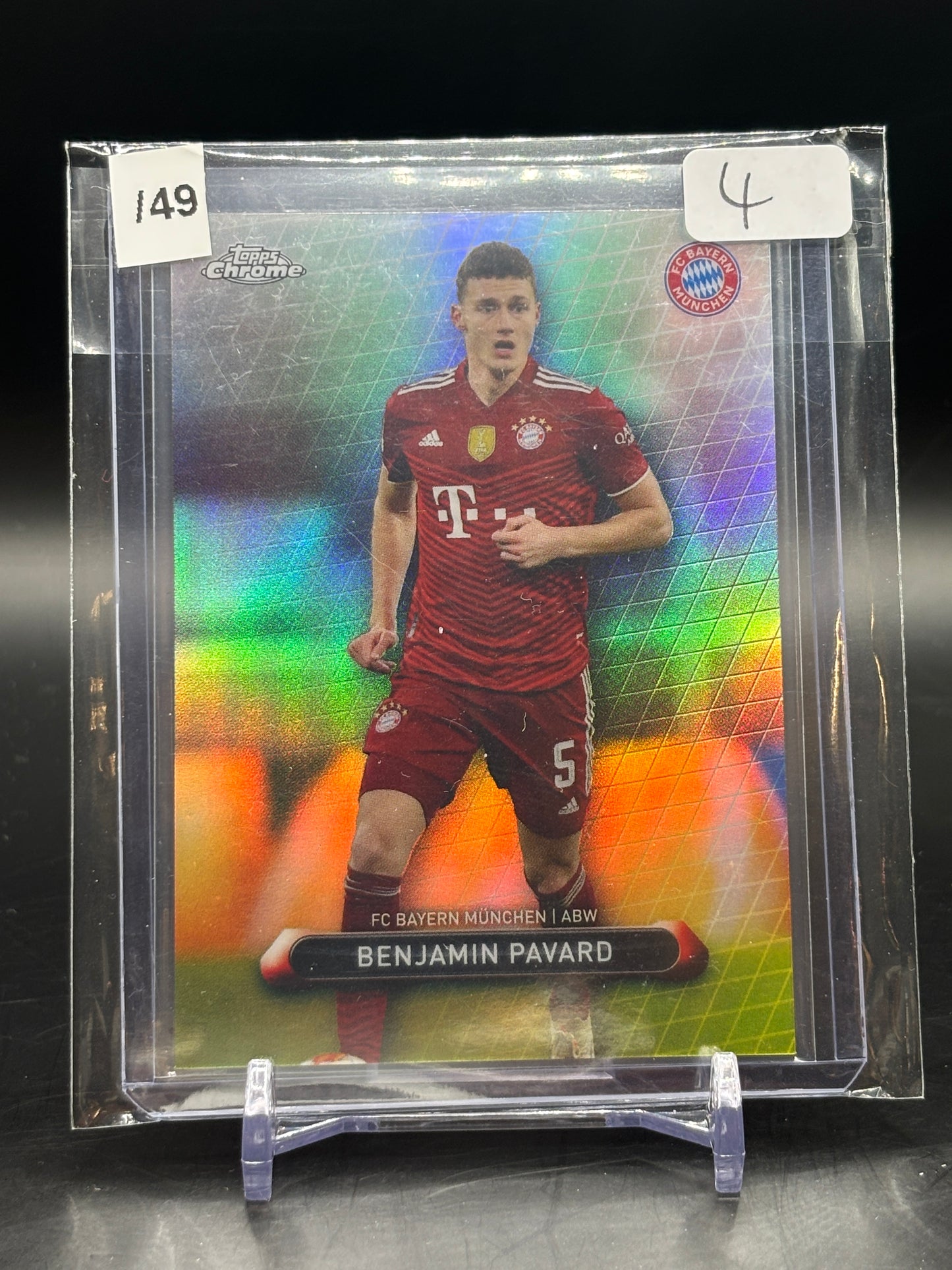 Topps Chrome Soccer FC Bayern München Benjamin Pavard 26/49