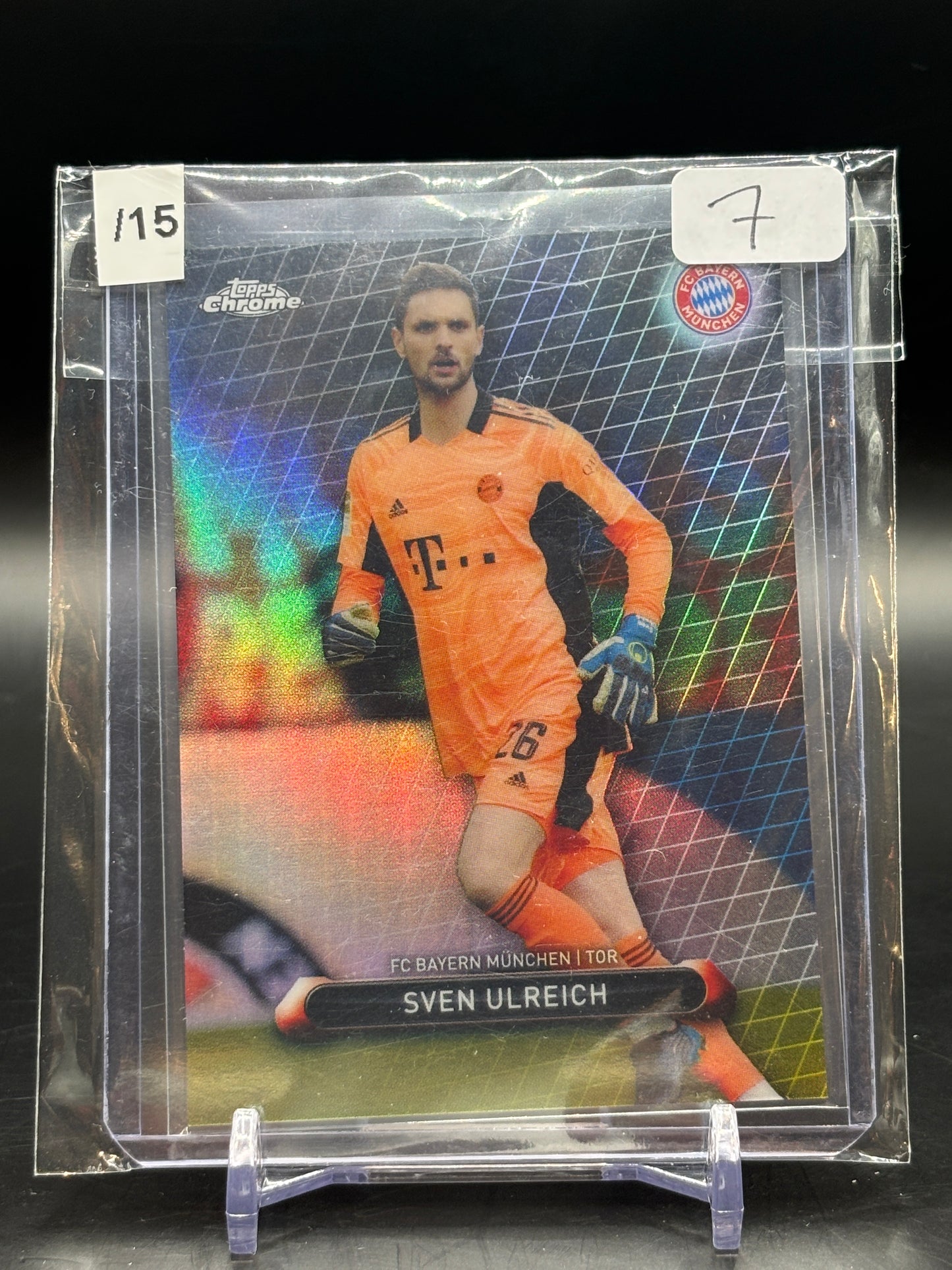 2022 Topps Chrome Soccer FC Bayern München Sven Ulreich 13/15