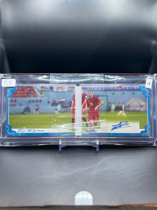 2023 Leaf Art of Sports Pedri Auto Book /4