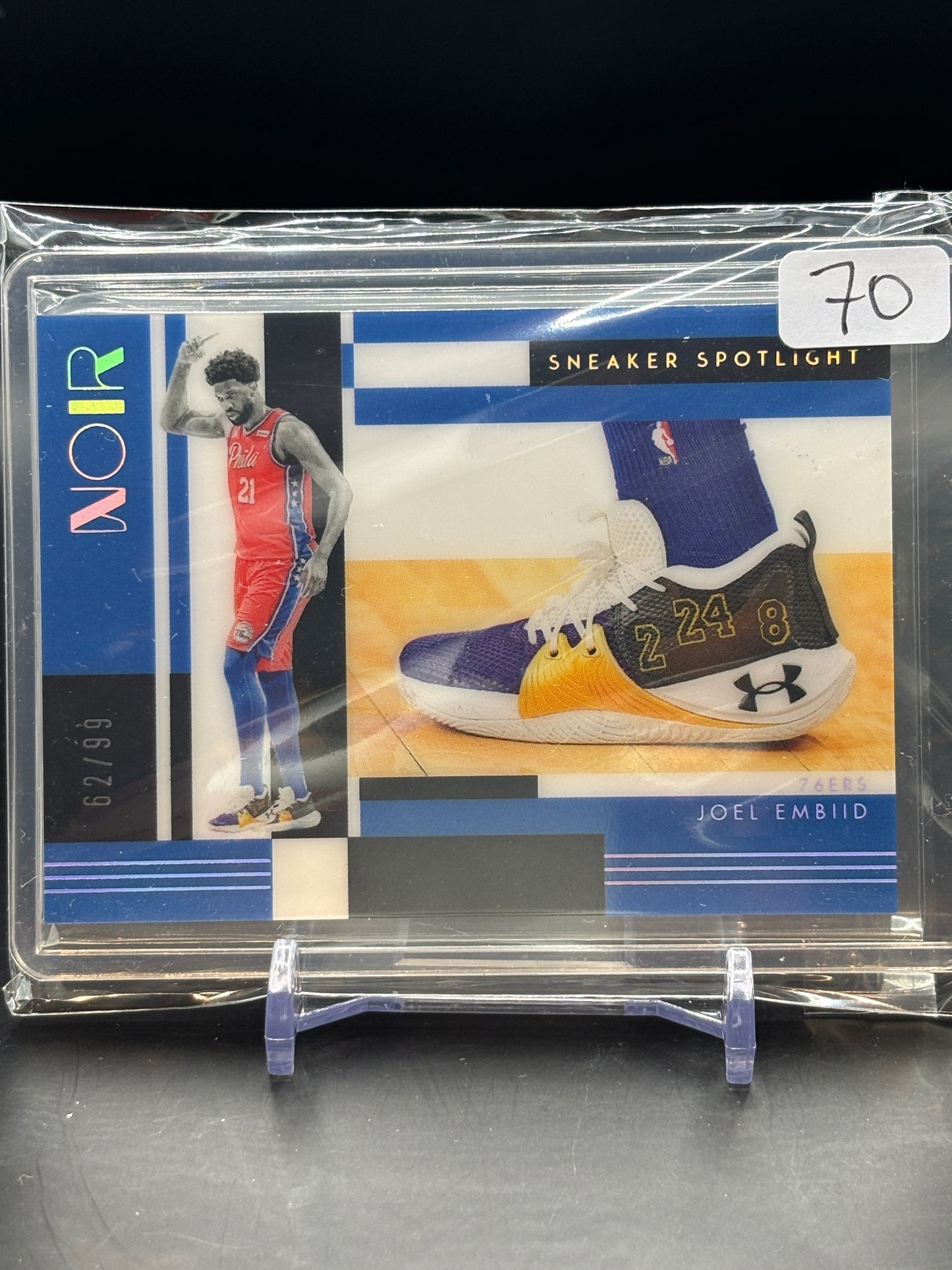 2024/25 Panini Noir Joel Embiid Sneaker Spotlight 62/99