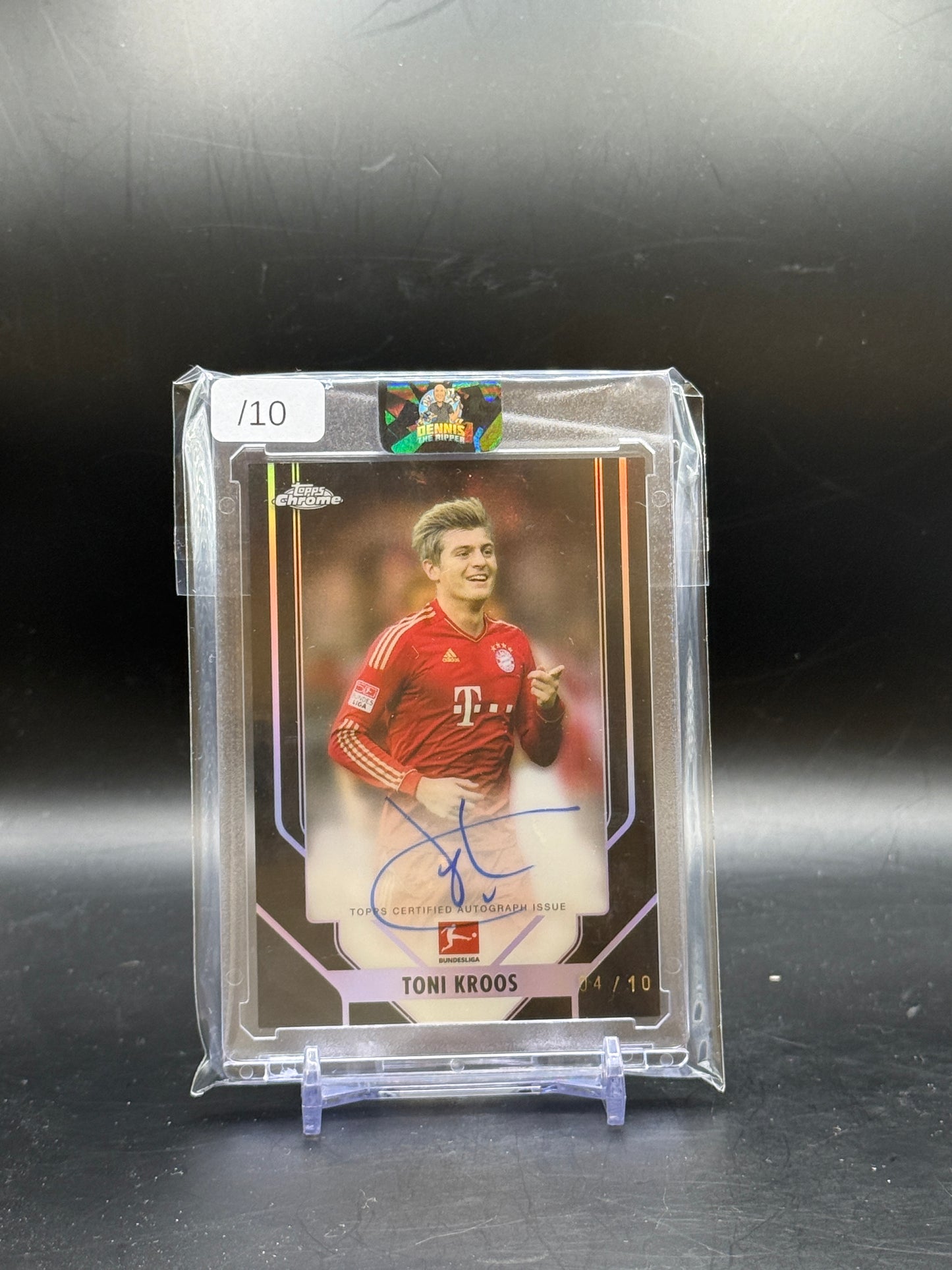 2025-26 Topps Chrome Bundesliga Toni Kroos FC Bayern München Superior Auto 04/10