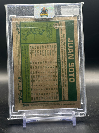 2026 Topps Heritage MLB Juan Soto New York Mets Gold 19/50