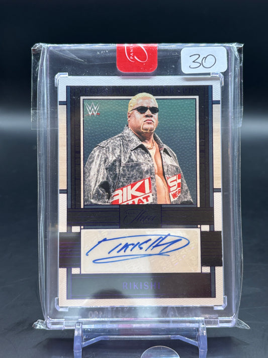 2024 Panini Three Count Rikishi Auto Purple 01/25