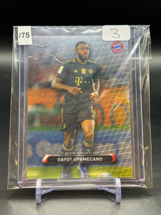 Topps Chrome Soccer FC Bayern München Layout Upamecano 61/75