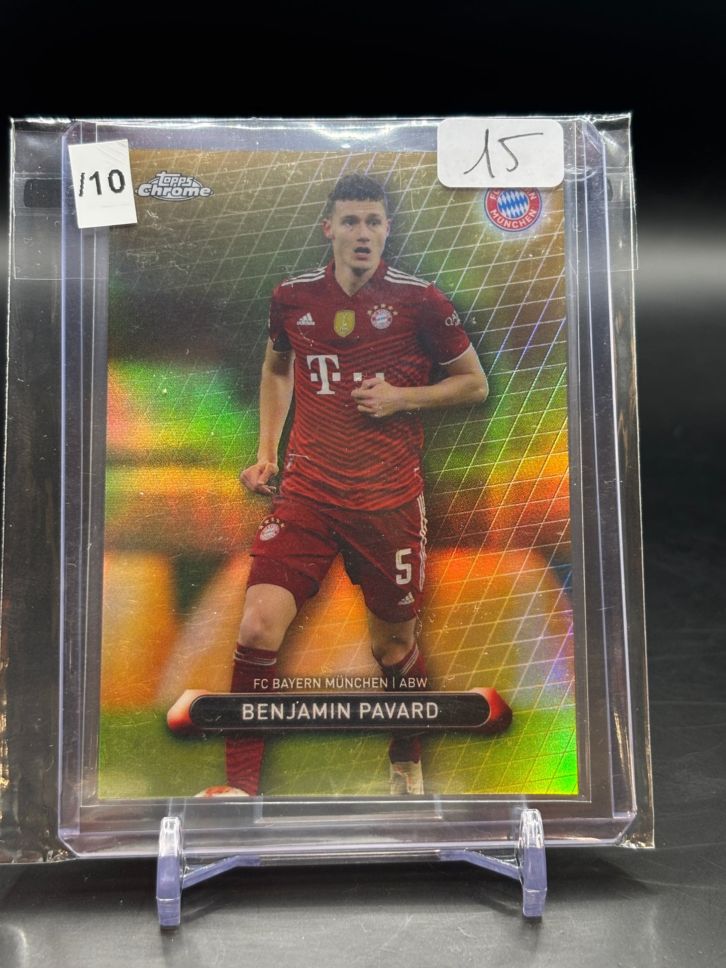 Topps Chrome Soccer FC Bayern München Benjamin Pavard 09/10