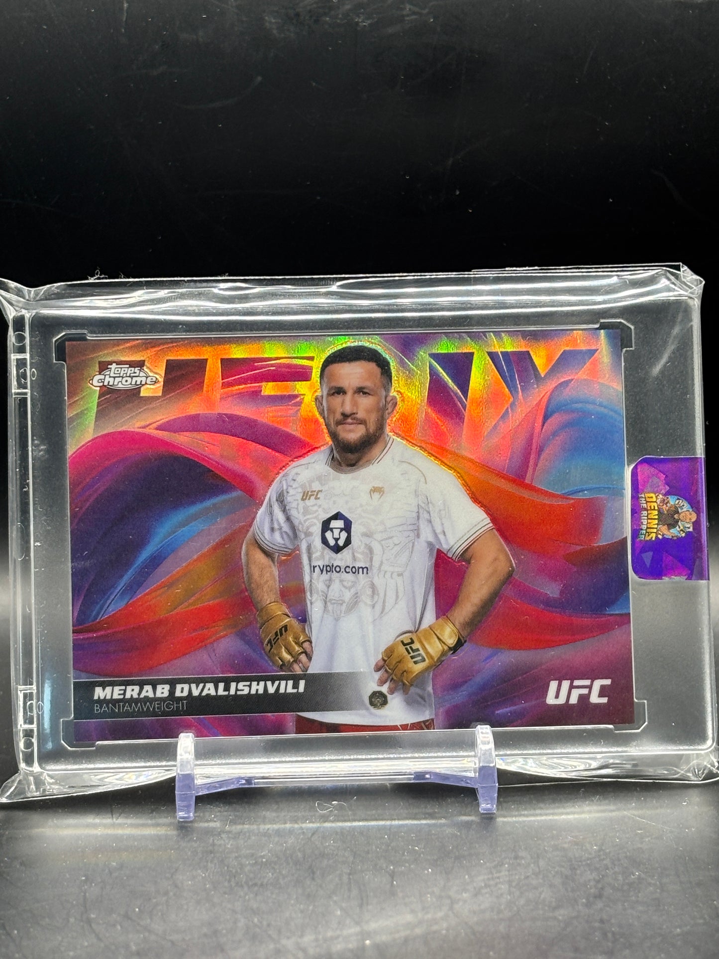 2026 Topps Chrome UFC Merab Dvalishvili Helix
