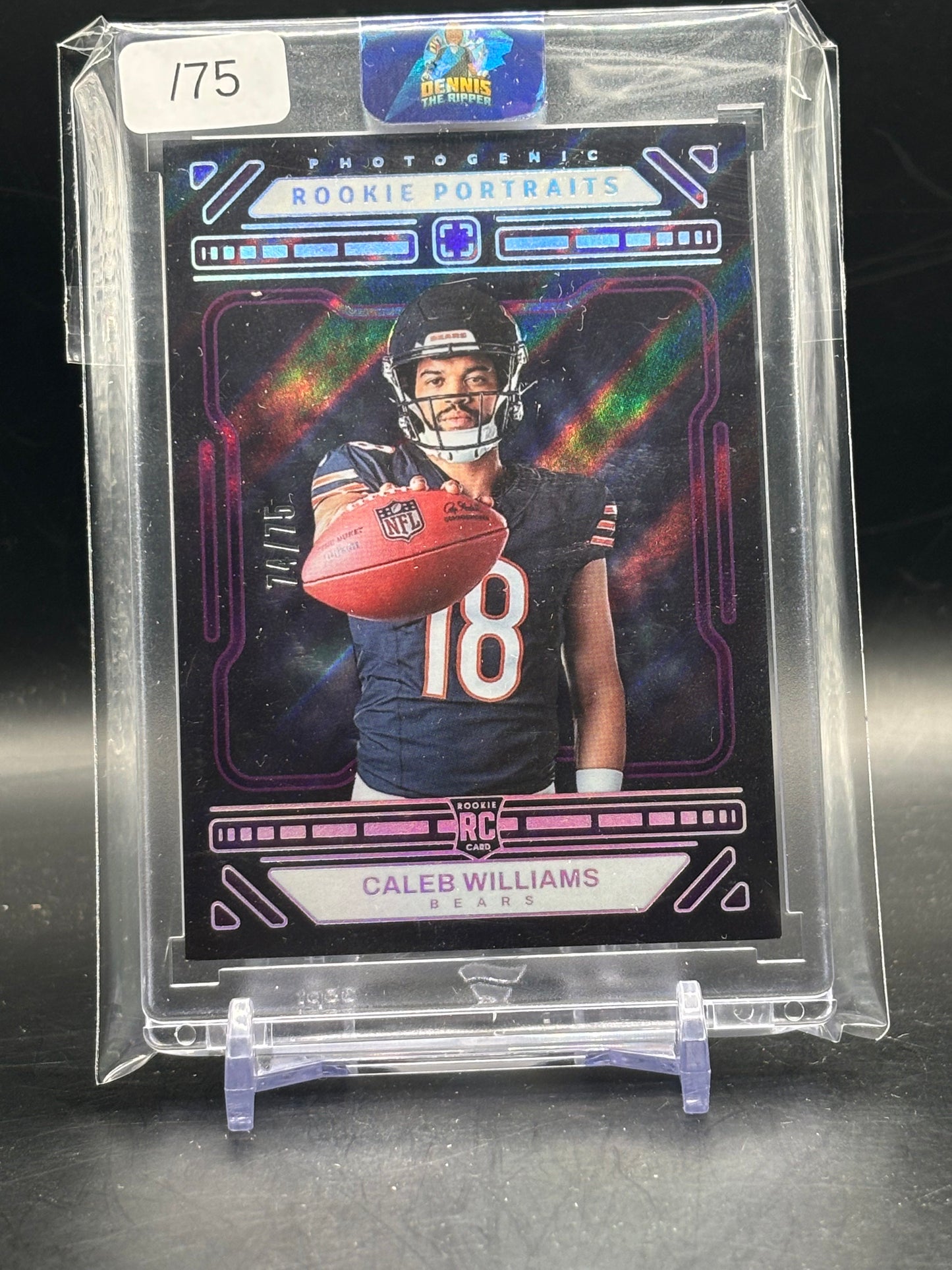2024 Panini Photogenic NFL Caleb Williams Chicago Bears Rookie Portraits