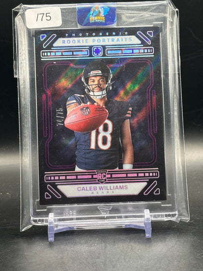 2024 Panini Photogenic NFL Caleb Williams Chicago Bears Rookie Portraits