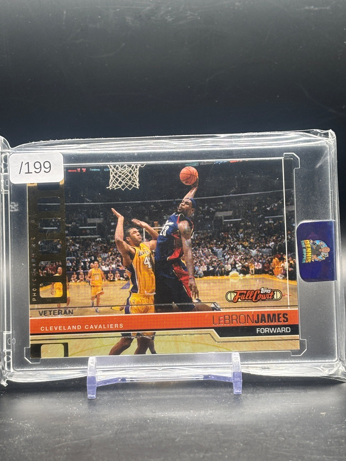 2006 Topps Full Court NBA LeBron James Clevland Cavaliers Gold 044/199