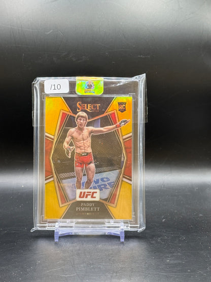 2022 Panini Select UFC Paddy Pimblett Premier Gold 08/10