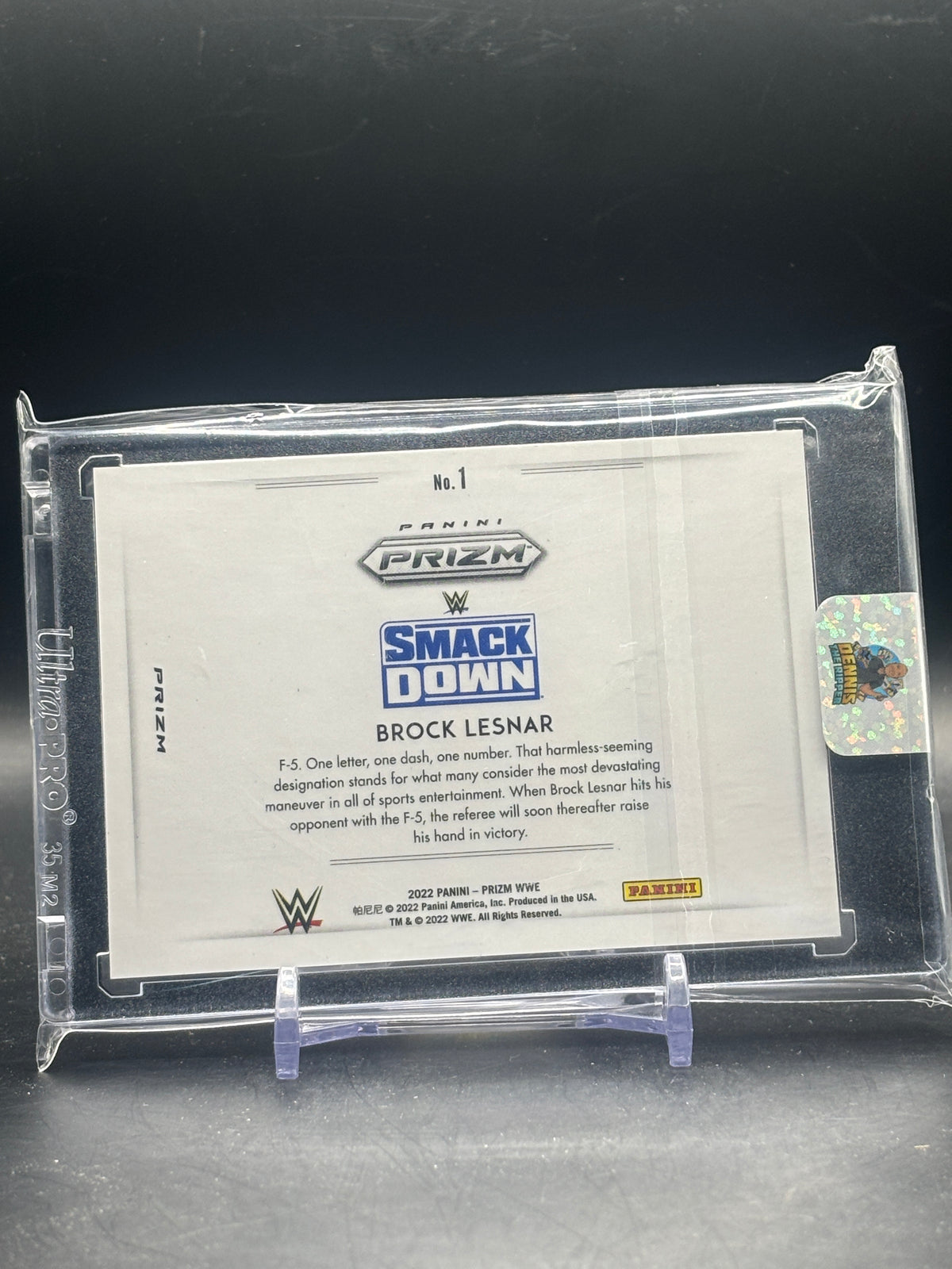 2022 Panini Prizm WWE Brock Lesnar Colorblast