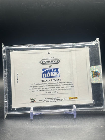 2022 Panini Prizm WWE Brock Lesnar Colorblast