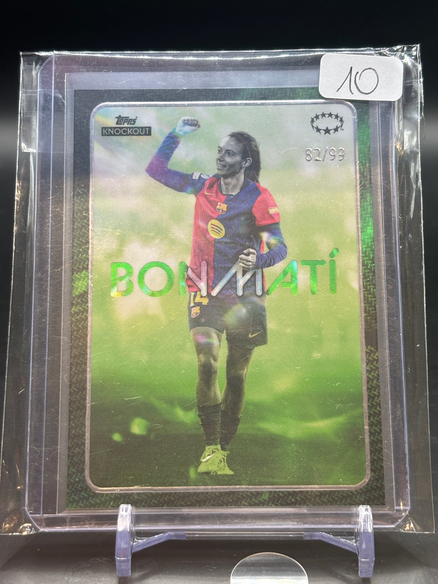 2024/25 Topps Knockout UWCL Aitana Bonmati Green 82/99