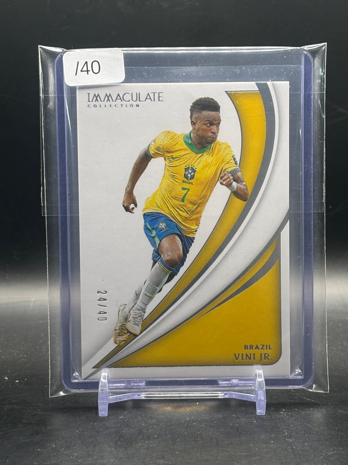 2024-25 Panini Immaculate Soccer Vini Jr. Brazil #63 24/40