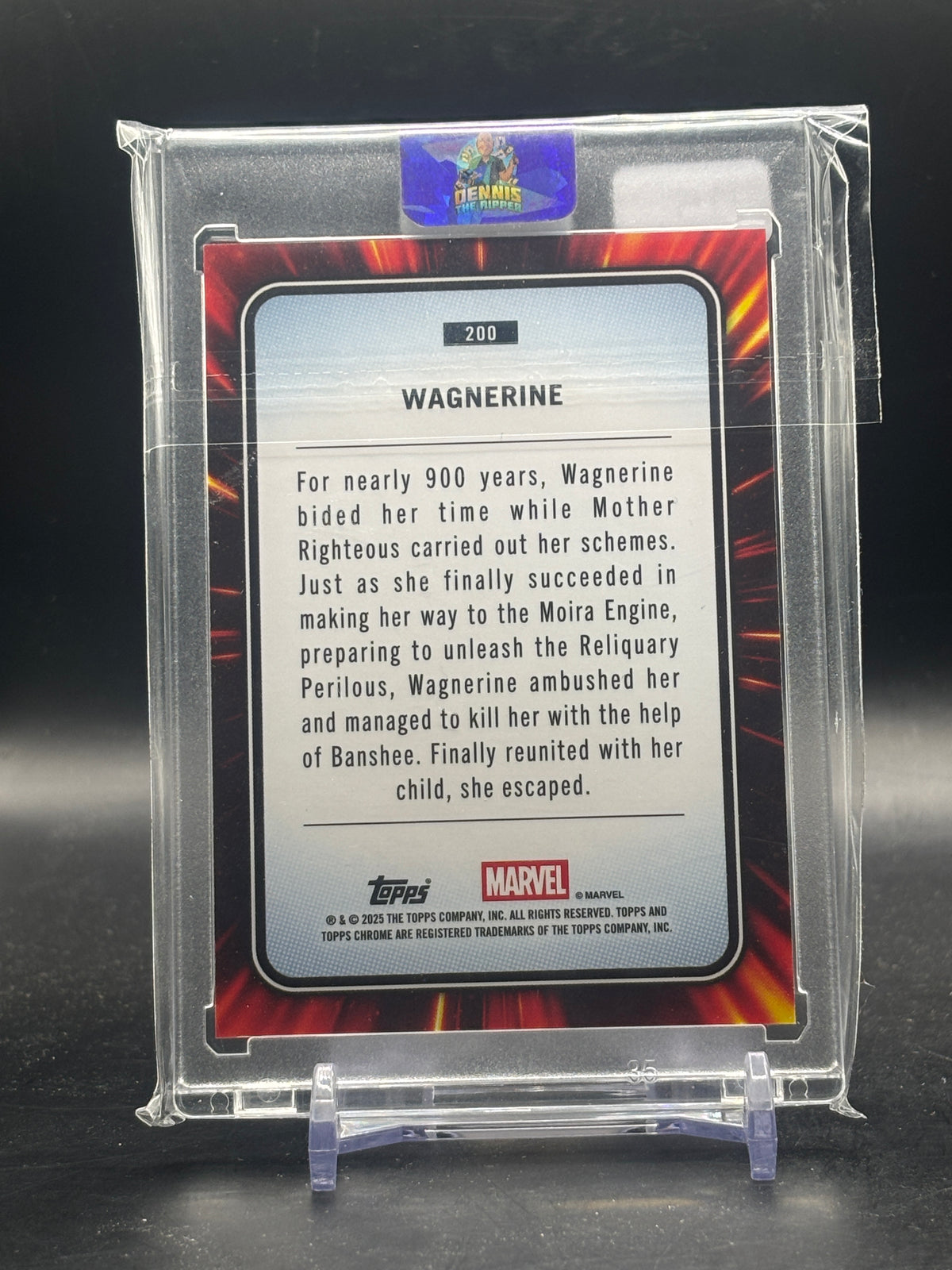 2025 Topps Marvel Comics Sapphire Wagnerine Purple 09/15
