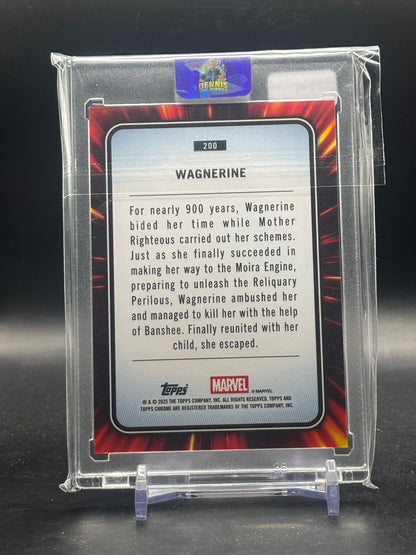 2025 Topps Marvel Comics Sapphire Wagnerine Purple 09/15