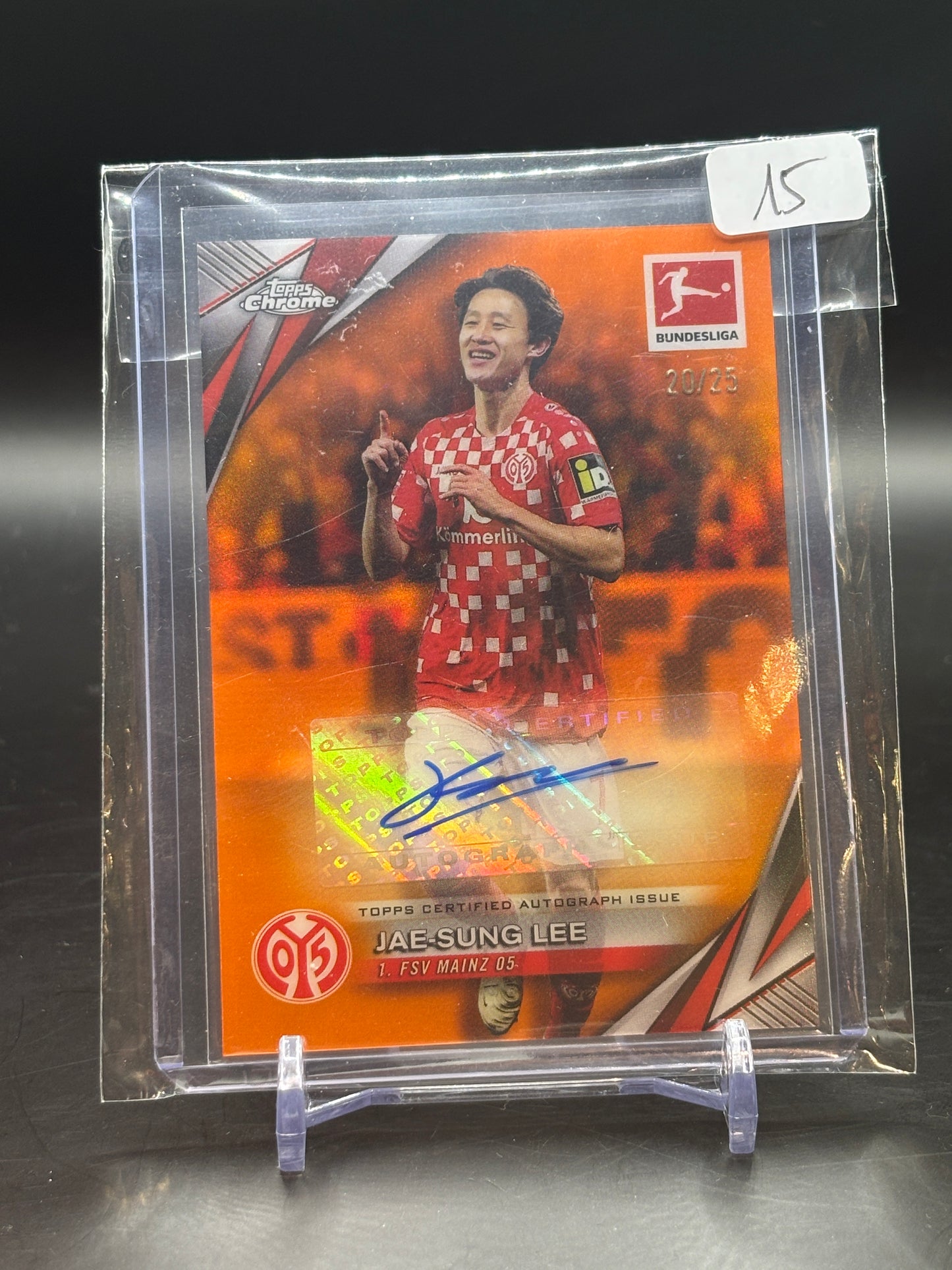 2024/25 Topps Chrome Jae-Sung Lee Orange Car /25