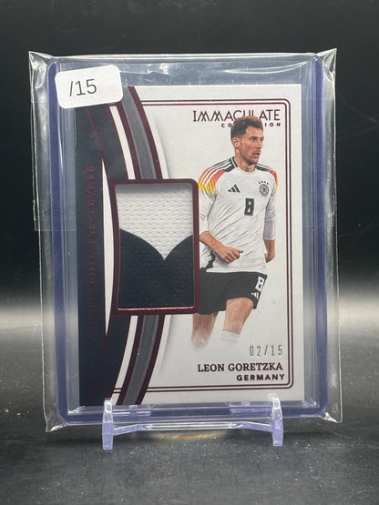 2023-24 Panini Immaculate Soccer Leon Goretzka Germany Remarkable Patch 02/15