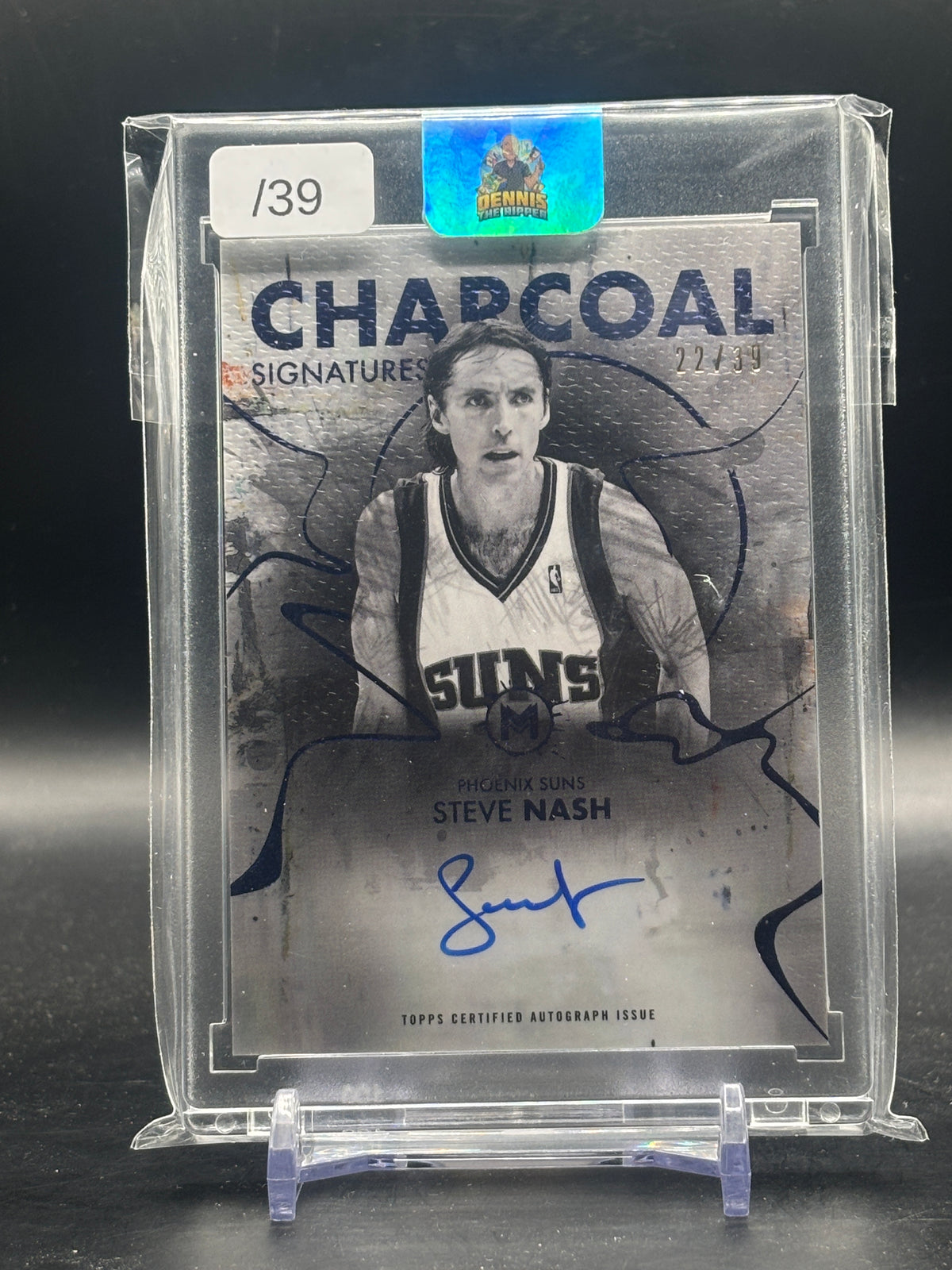 2025-26 Topps Motif NBA Steve Nash Phoenix Suns Ultramarine Blue Auto 22/39