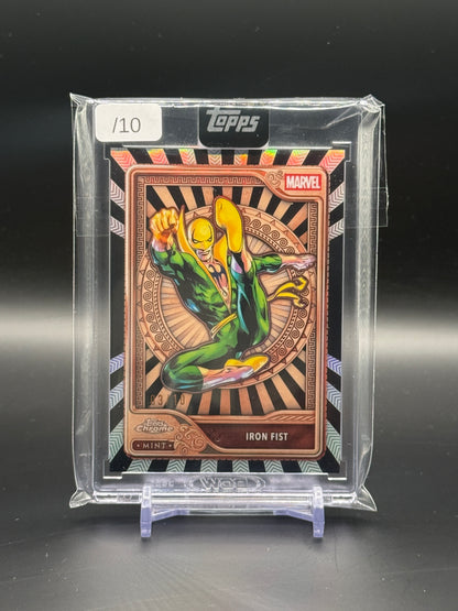 2026 Topps Mint Marvel Iron Fist Black 03/10