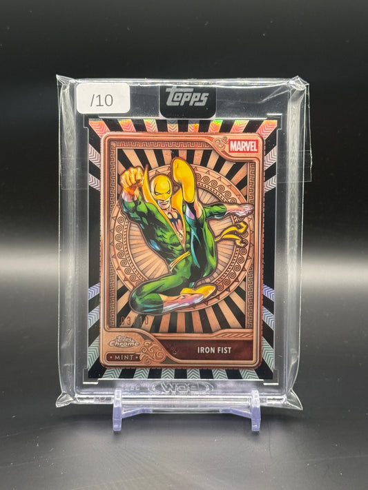 2026 Topps Mint Marvel Iron Fist Black 03/10