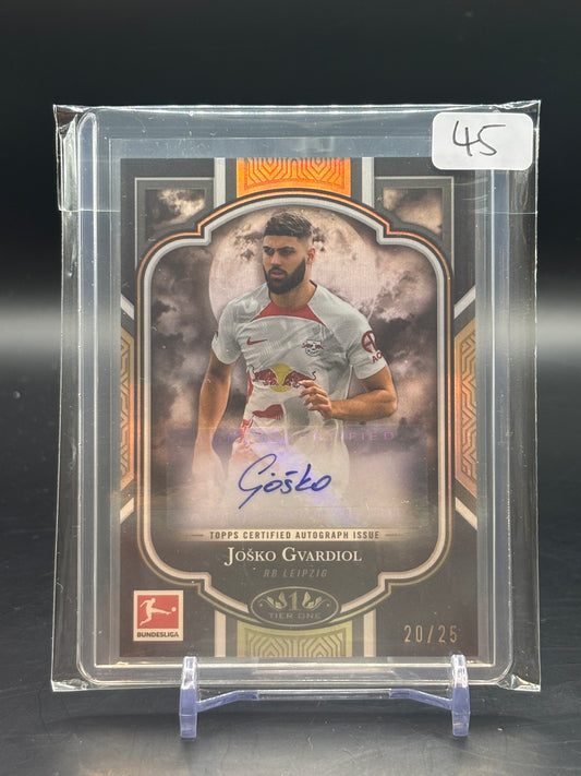 2022/23 Topps TIer One Josko Gvardiol Auto /25