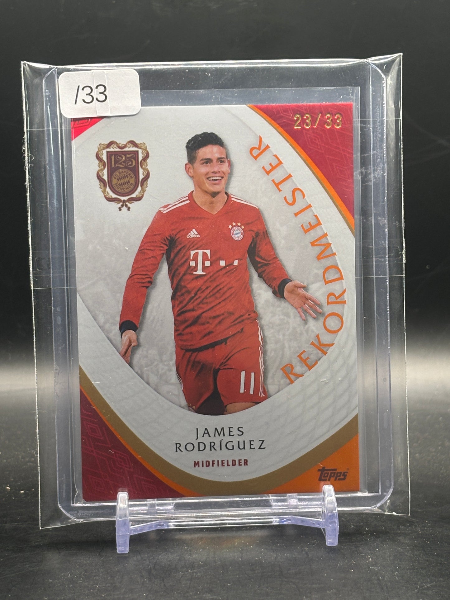 2024-25 Topps 125 Years FC Bayern München James Rodriguez 23/33