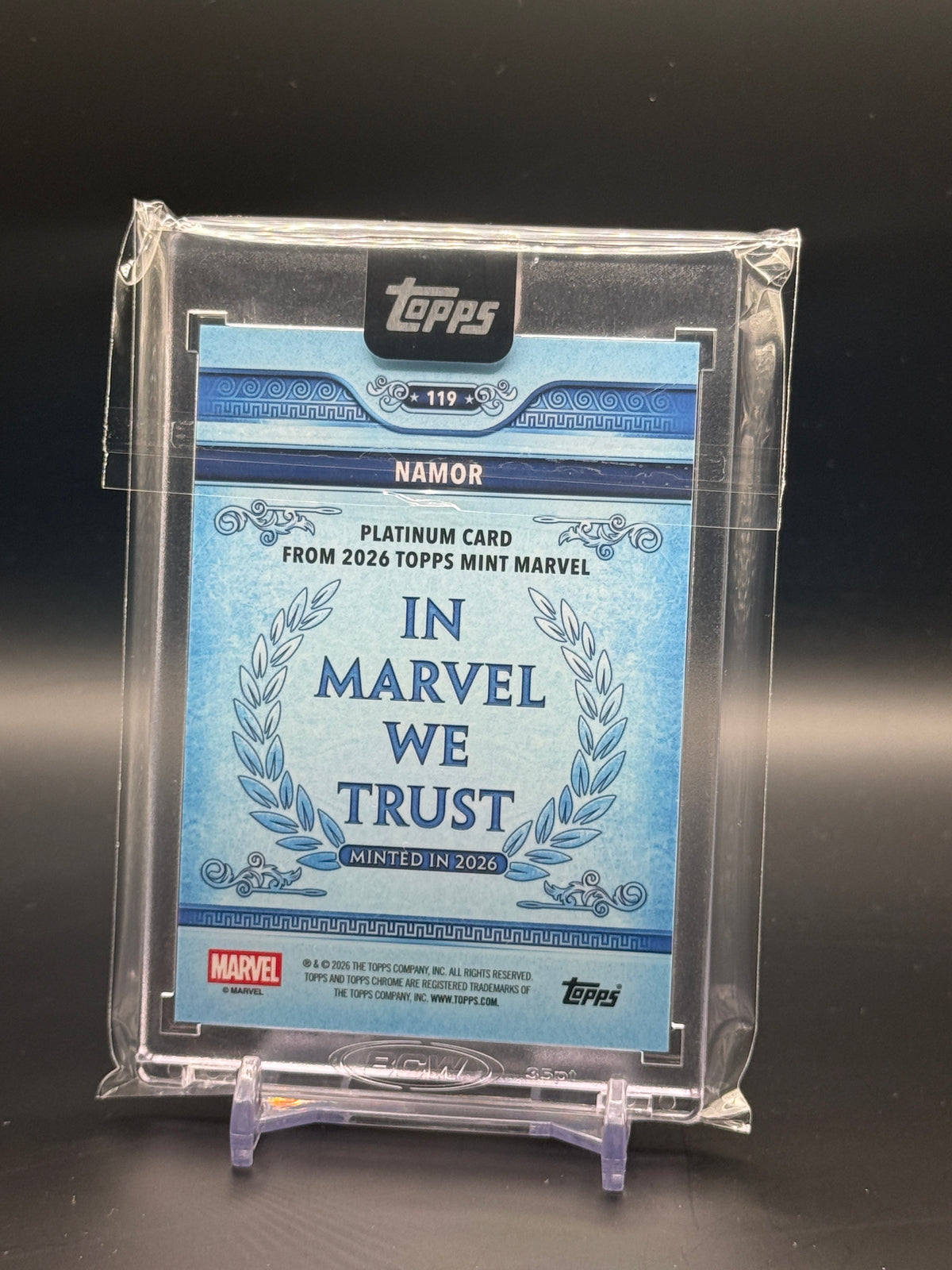 2026 Topps Mint Marvel Namor 08/25