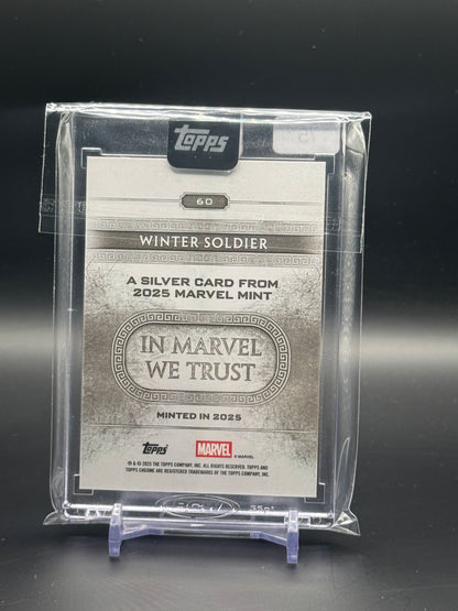 2025 Topps Mint Marvel Winter Soldier Red 3/5
