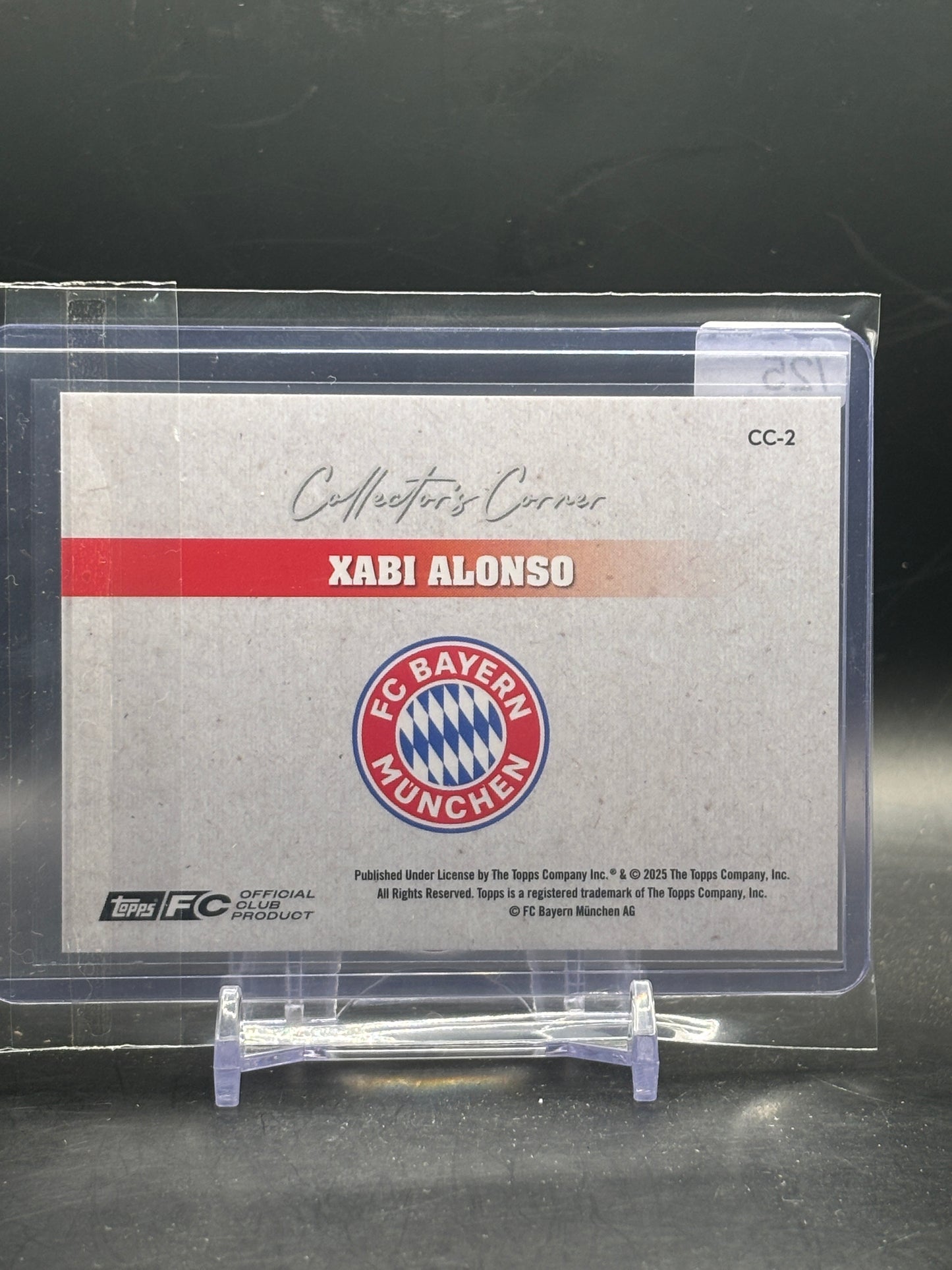 2025-26 Topps Team Set FC Bayern München Xabi Alonso Corner 13/25